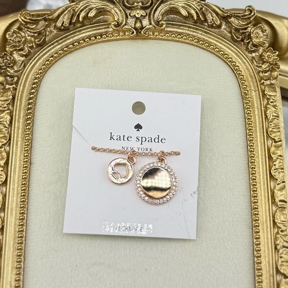Kate Spade New York Toggle Pendant Necklace - Rose Gold Tone